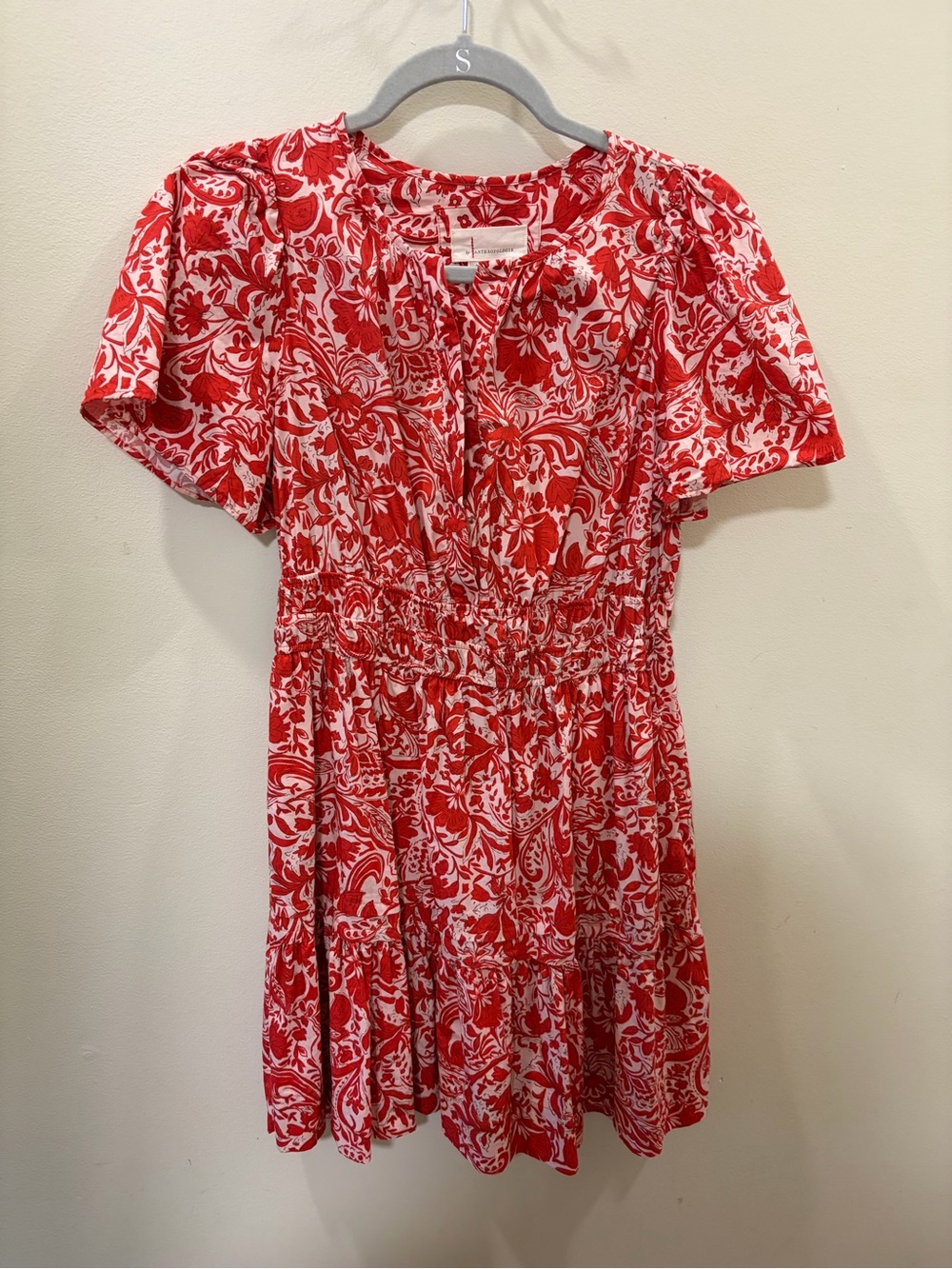 Anthropologie Floral Short-Sleeve Women’s Dress